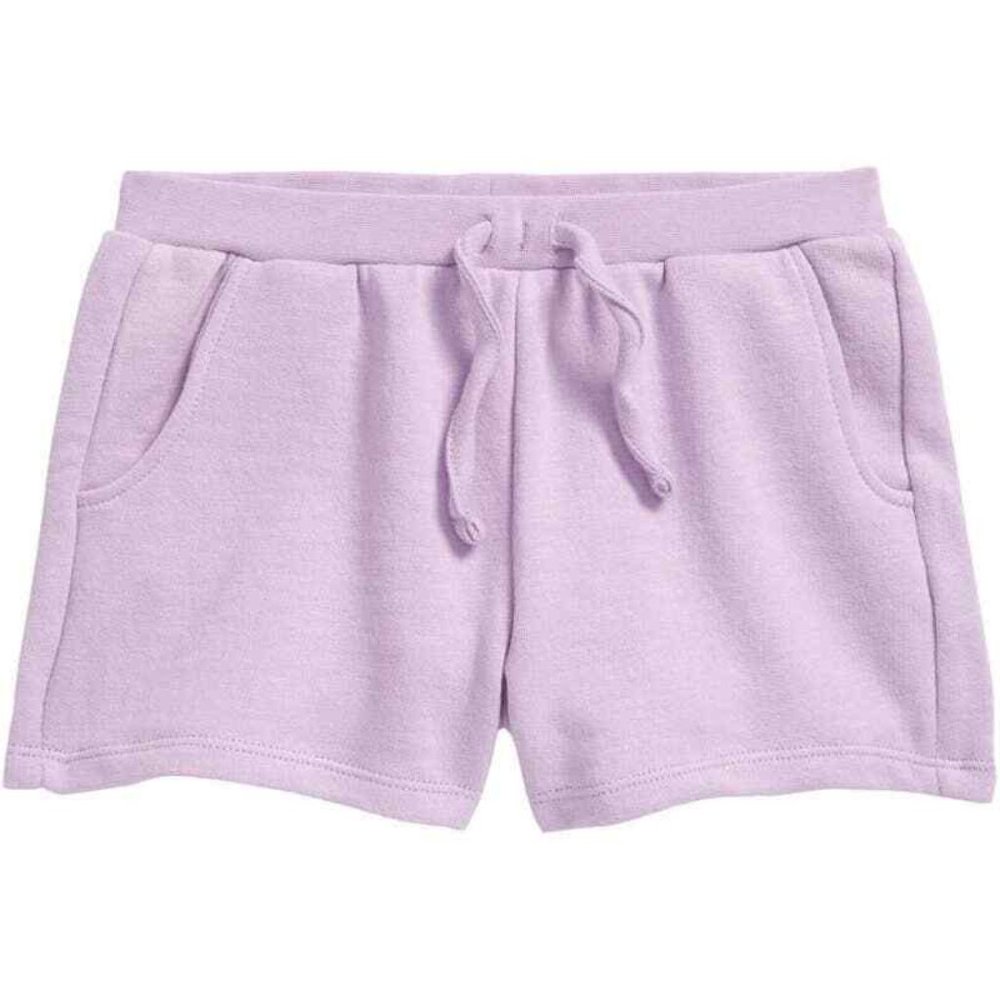 Tucker + Tate Kids' Drawstring Cotton Cozy Sweat Shorts Comfy Purple Size 6 NWT